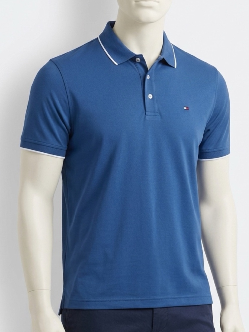 Tommy Hilfiger Men's Blue Golf  Polo Shirt, XL,